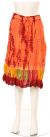 Main image of Tie & Dye Crinkled Orange Skirt